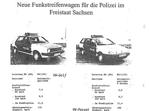 Aufrüstung? Notwendige Ausrüstung - 30 Jahre Polizei Sachsen - sachsen.de